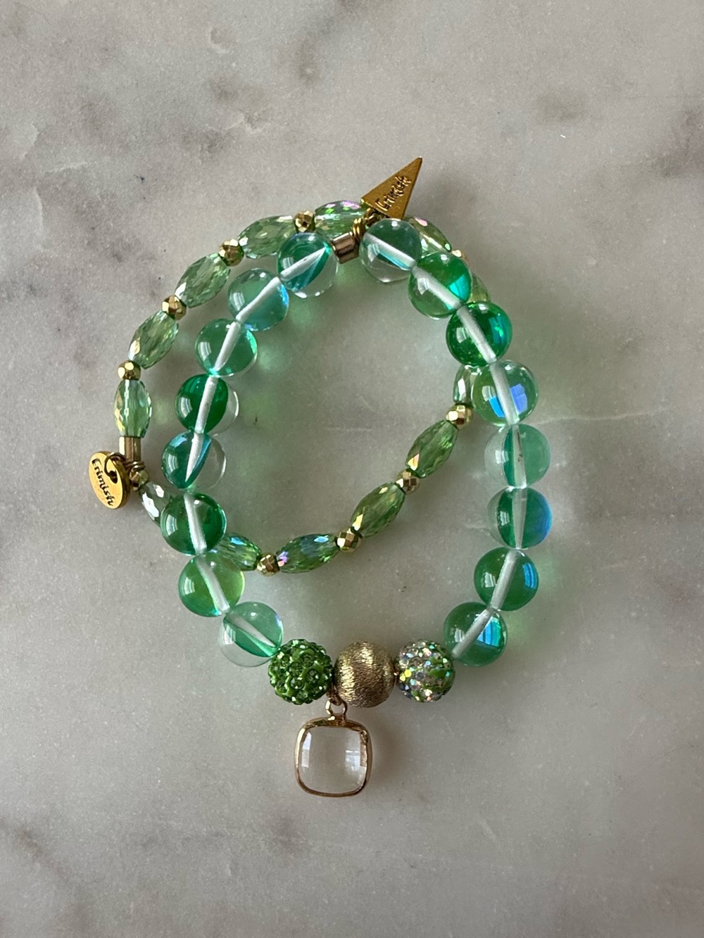 2 Green Erimish Bracelets New